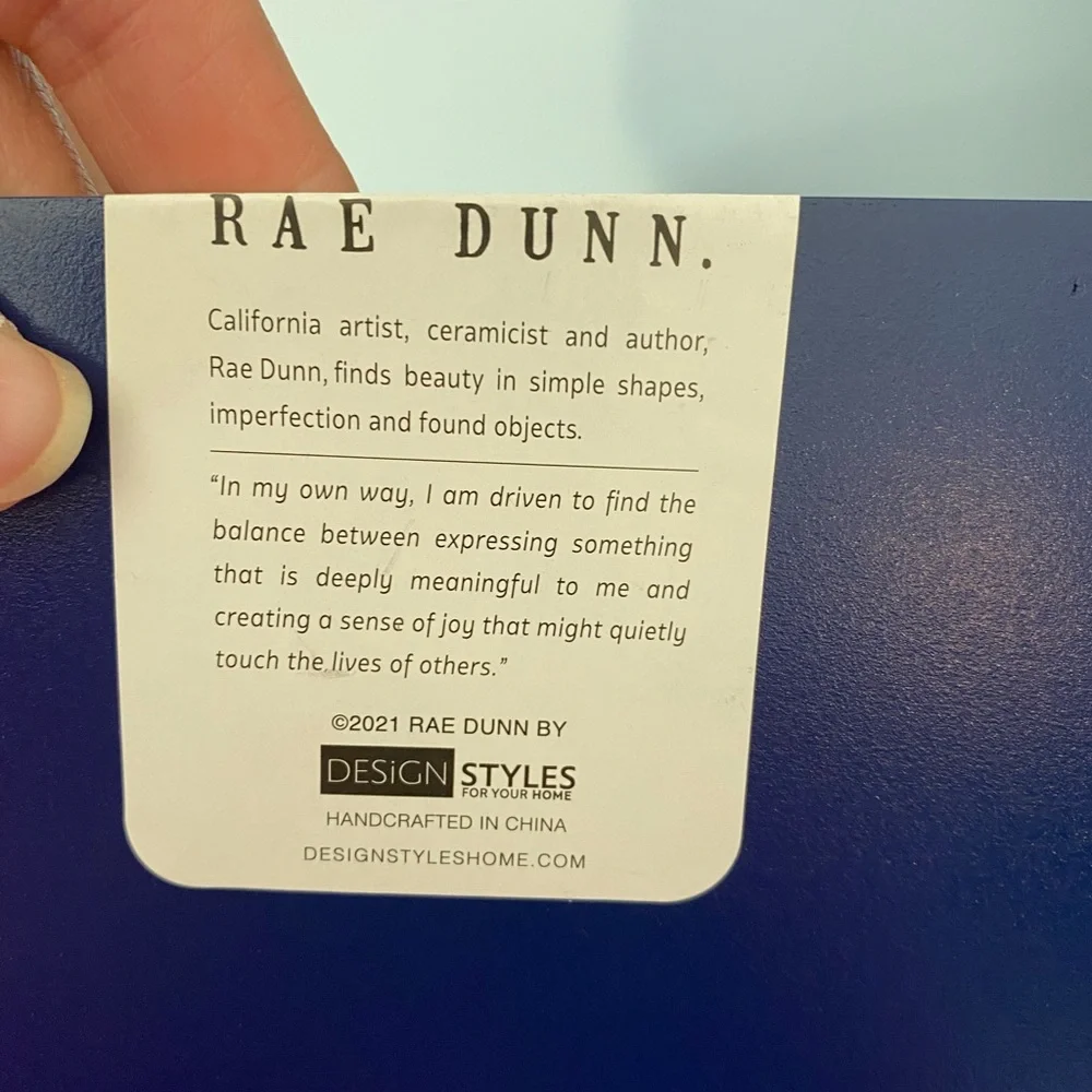 Rae Dunn new tags